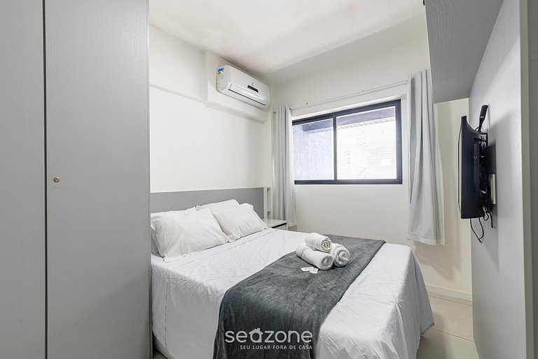 Apt en edif. c/ piscina a 300 m del mar ETI0607