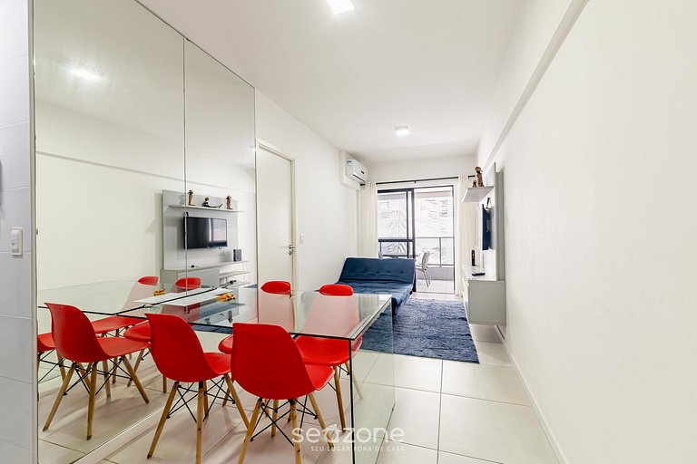 Apt en edif. c/ piscina a 300 m del mar ETI0607