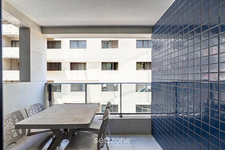 Apt em edif. c/ Piscina a 300 m do mar ETI0607