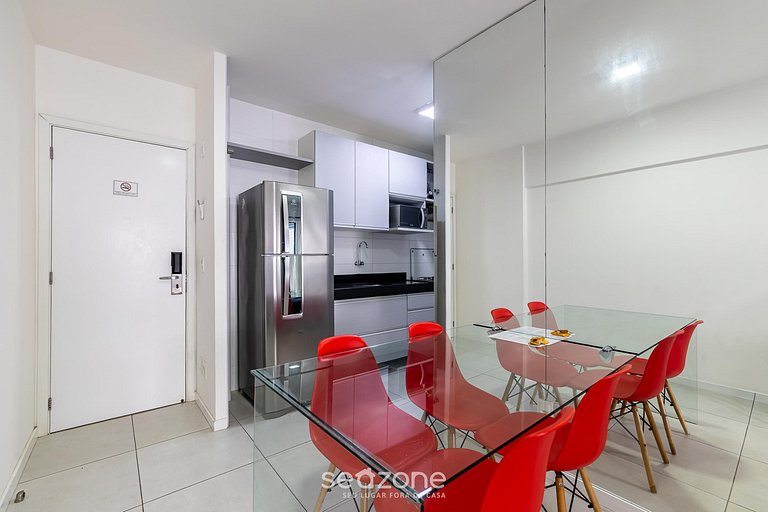 Apt en edif. c/ piscina a 300 m del mar ETI0607