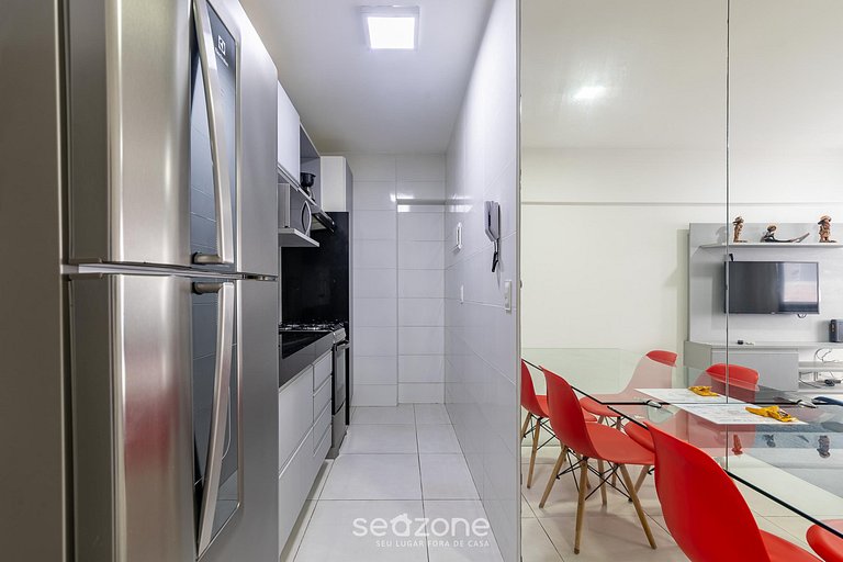 Apt en edif. c/ piscina a 300 m del mar ETI0607