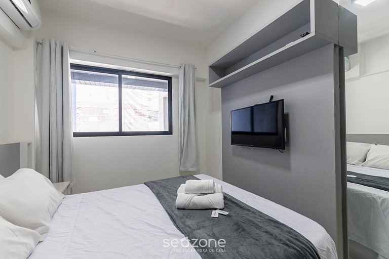 Apt en edif. c/ piscina a 300 m del mar ETI0607