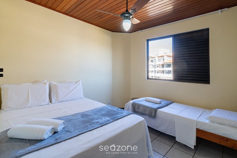 Apto c/ Churrasq. a 150m da Praia CND0105