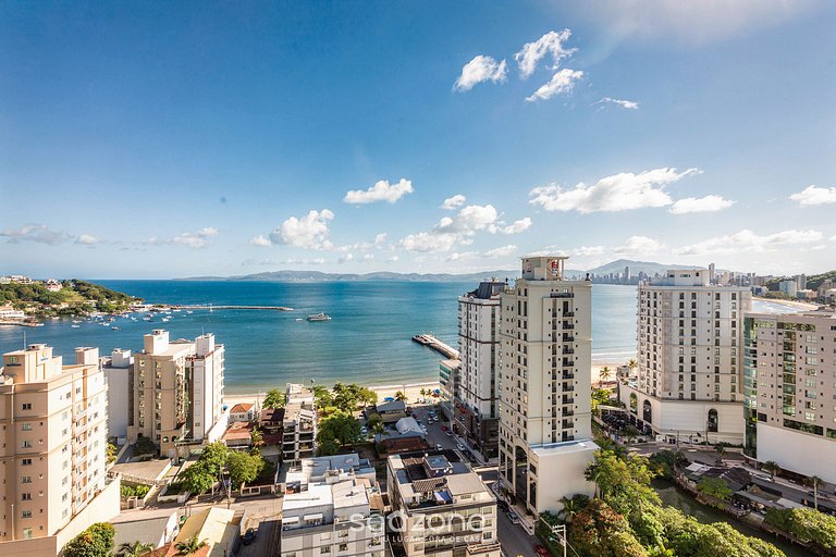 Apto c/ vista mar a 280m da praia MHF1809