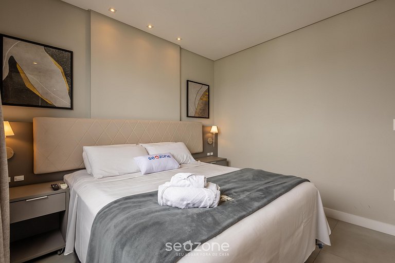 Apto c/ vista mar a 280m da praia MHF1809