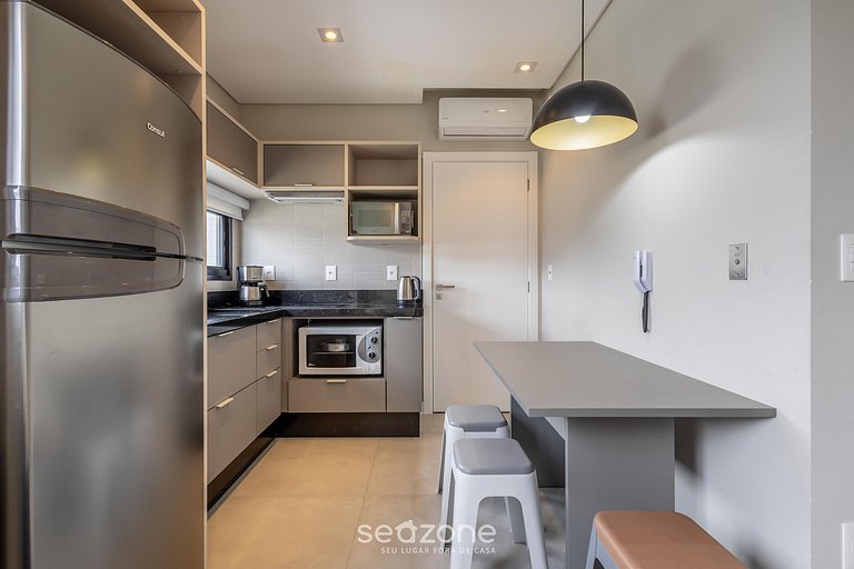 Apto c/ vista mar a 280m da praia MHF1809