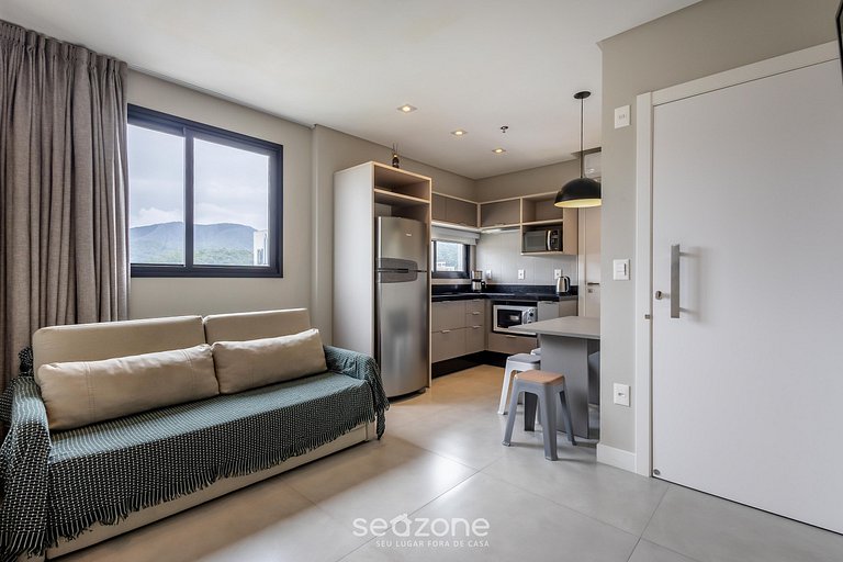 Apto Elegante c/ vista mar a 280m da praia MHF1809