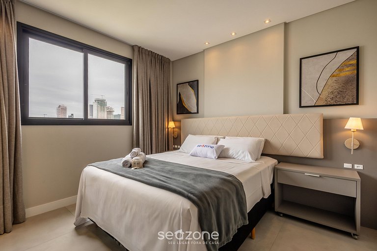 Apto c/ vista mar a 280m da praia MHF1809