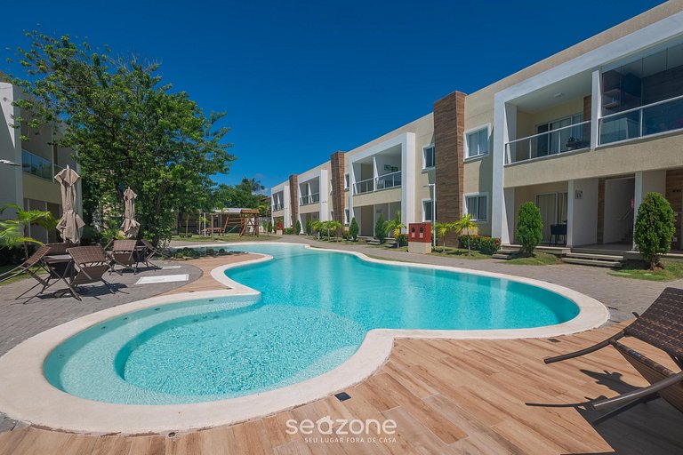 Apto em Cond. c/ Piscina em Guarajuba AGU0000