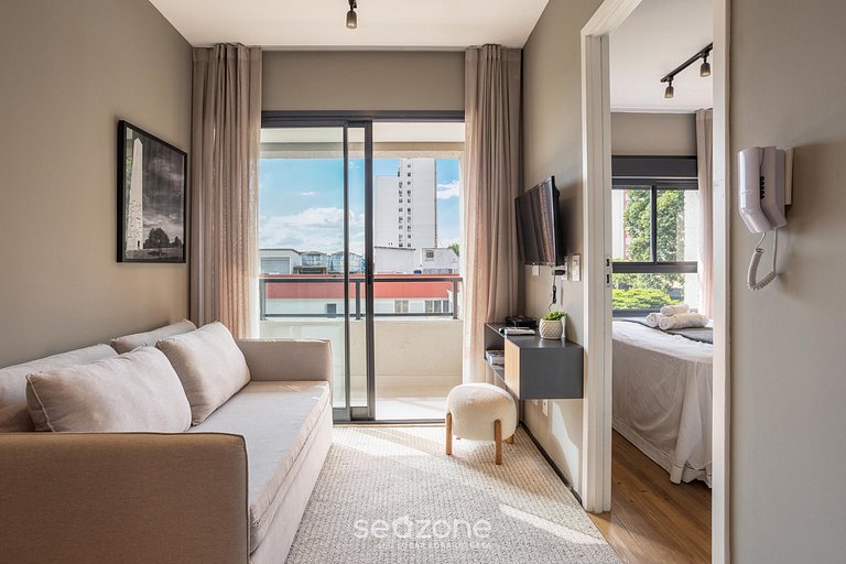 Apto en Condo c/ Piscina a 270 m del Metro GAB0032