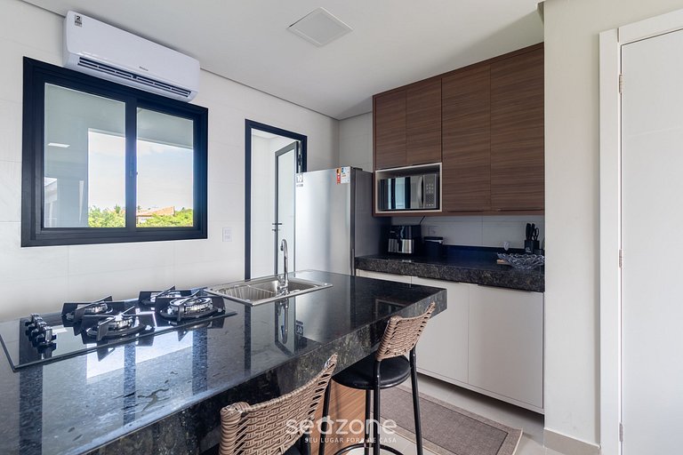 Apto moderno en condominio con piscina RNM0015