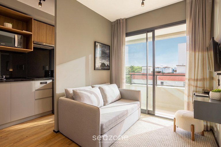 Apto en Condo c/ Piscina a 270 m del Metro GAB0032