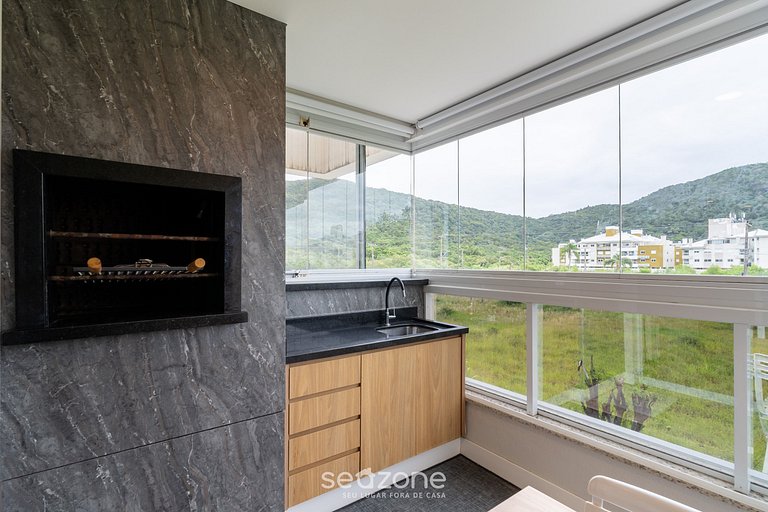 Apto c/ Churrasqueira a 400m da Praia CMN0104