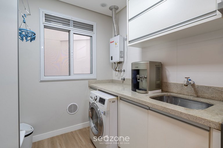 Apto c/ Churrasqueira a 400m da Praia CMN0104