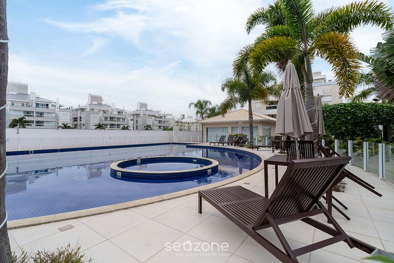 Apto c/ Churrasqueira a 400m da Praia CMN0104