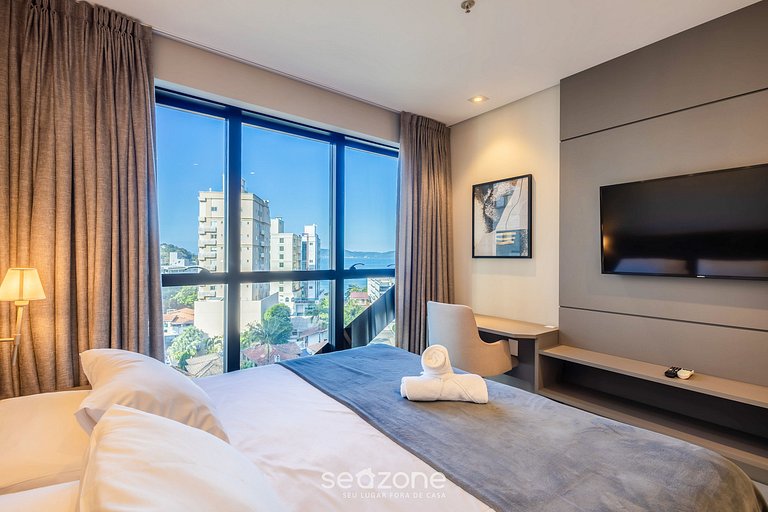 Studio vista mar cond. c/ gym 280m playa MHFA0705