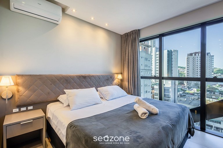 Studio vista mar cond. c/ acad 280m praia MHFA0705