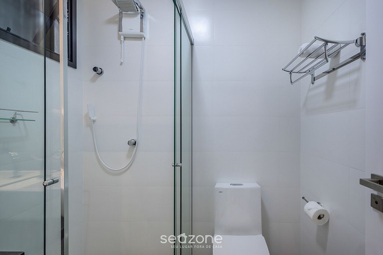 Studio vista mar cond. c/ gym 280m playa MHFA0705