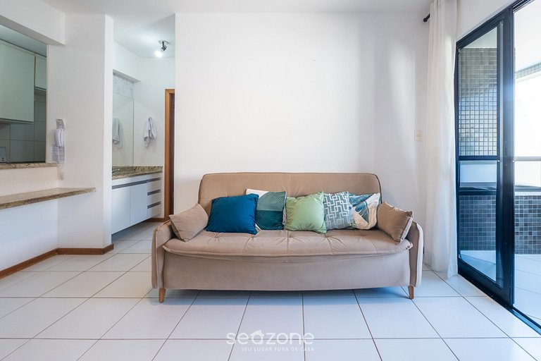 Apto em Cond. c/ Piscina a 300m da Praia HOR0285