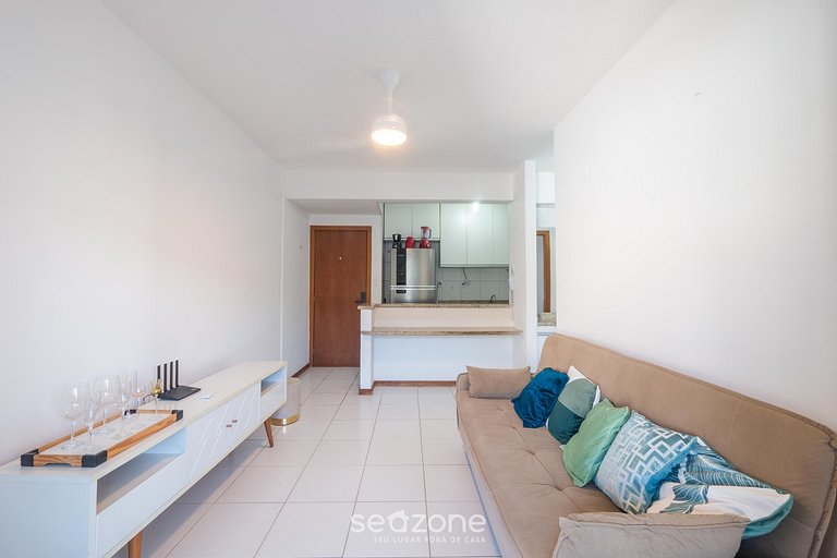 Apto em Cond. c/ Piscina a 300m da Praia HOR0285