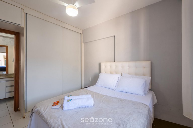 Apto em Cond. c/ Piscina a 300m da Praia HOR0285