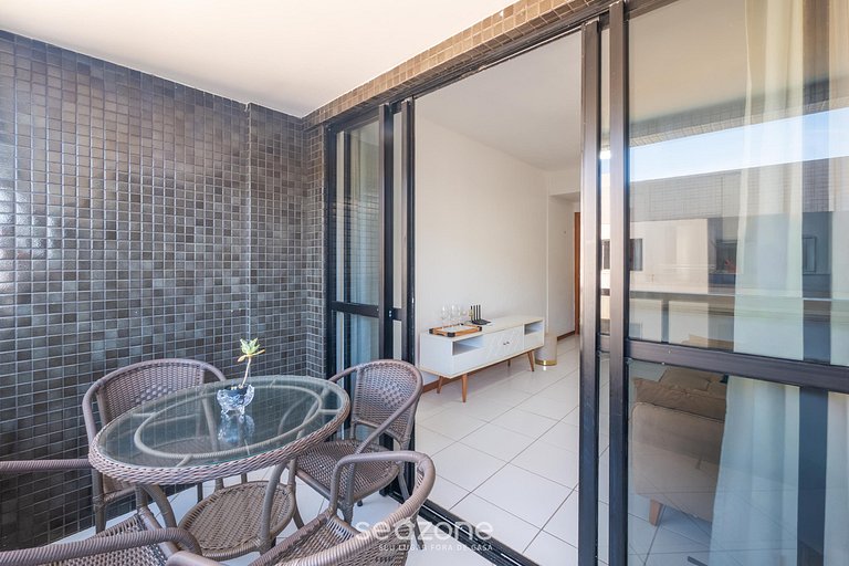 Apto em Cond. c/ Piscina a 300m da Praia HOR0285