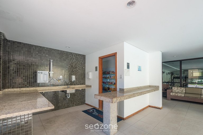 Apto em Cond. c/ Piscina a 300m da Praia HOR0285