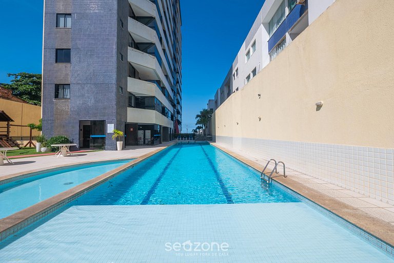 Apto en Cond. c/ Piscina 300 m de la Playa HOR0285