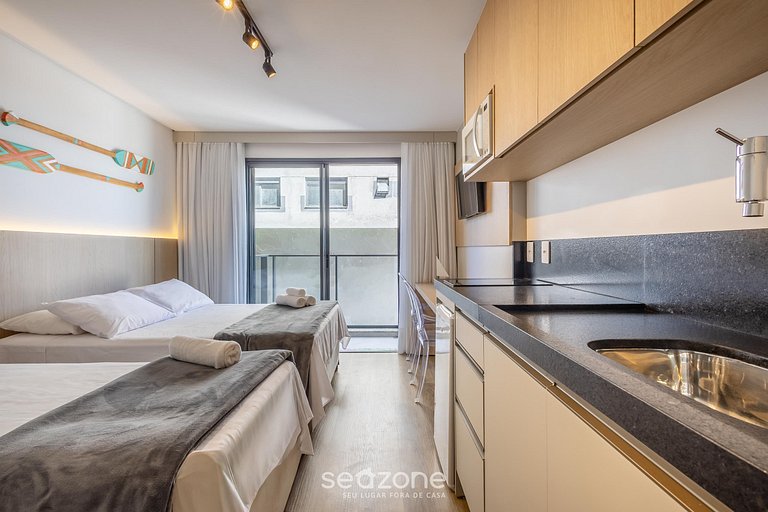 Estudio c/ Balcón a 50 m de la Playa PSO0405