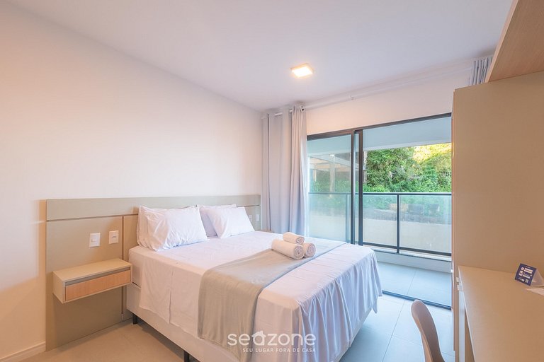 Studio em Cond. c/ Piscina e Vista mar SBZ0207