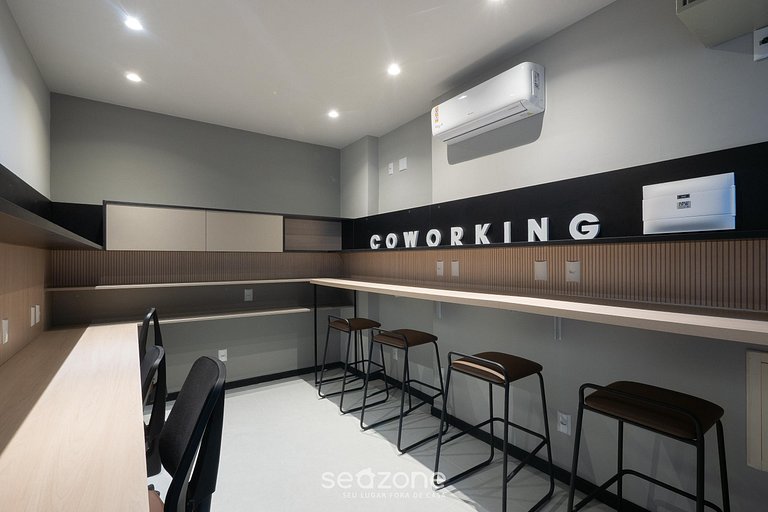 Studio em Cond. c/ Piscina e Vista mar SBZ0207