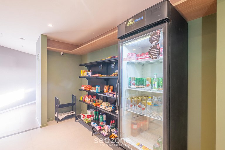 Cond. Saint Bartz, Lazer completo de frente para a Praia de