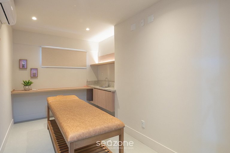 Studio en Cond. con Piscina y Vista al mar SBZ0207