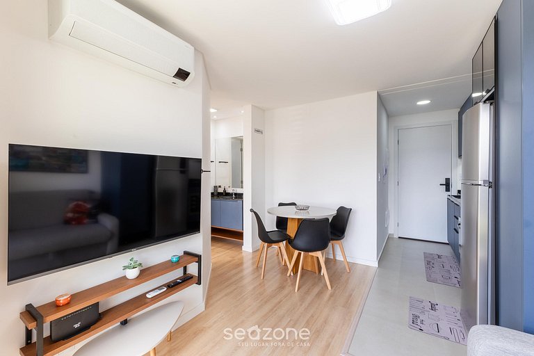 Apto de 1QT c/ churrasqueira em Curitiba PLA0201