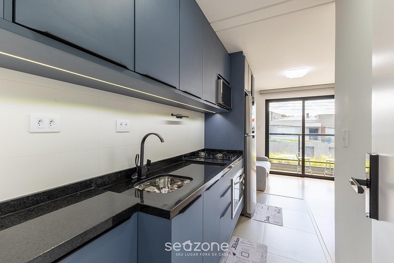 Apto de 1QT c/ churrasqueira em Curitiba PLA0201