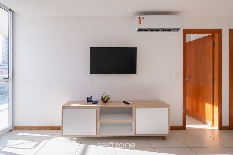 Apto c/ balcón y vista frente al mar EXP0311