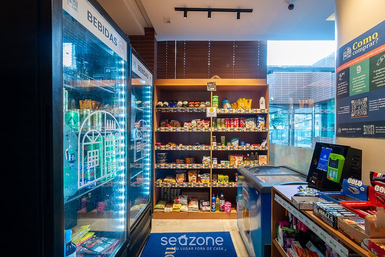 Apto c/ varanda e vista a beira-mar, Barra EXP0311