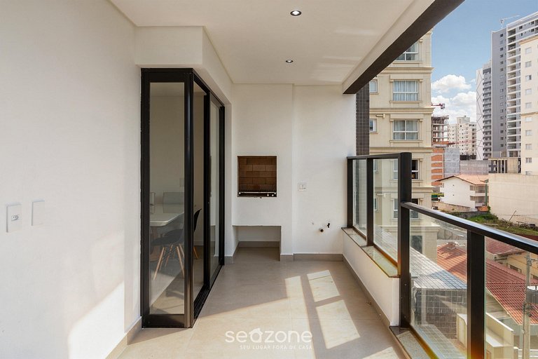 Apto c/ Jacuzzi a 220 m da Praia ARF0504