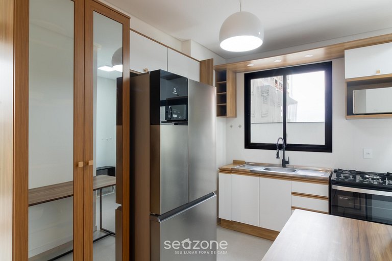 Apto c/ Jacuzzi a 220 m da Praia ARF0504