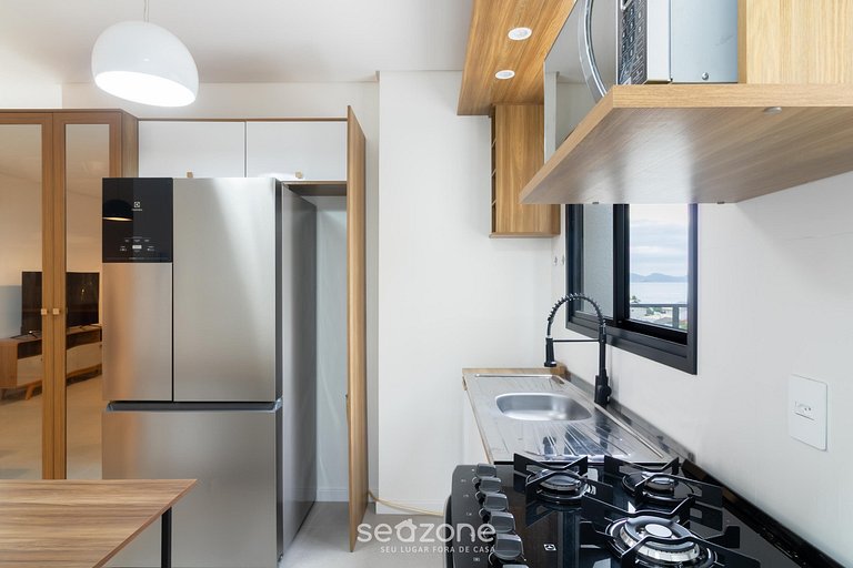 Apto c/ Jacuzzi a 220 m da Praia ARF0504