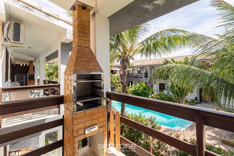 Apto en Cond. c/ Piscina 500 m de la Playa ENL0002