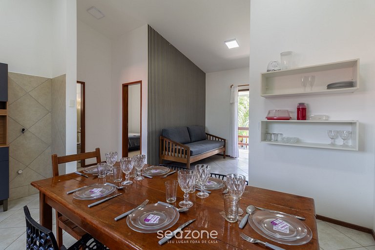 Apto em Cond. c/ Piscina a 500m da Praia ENL0002