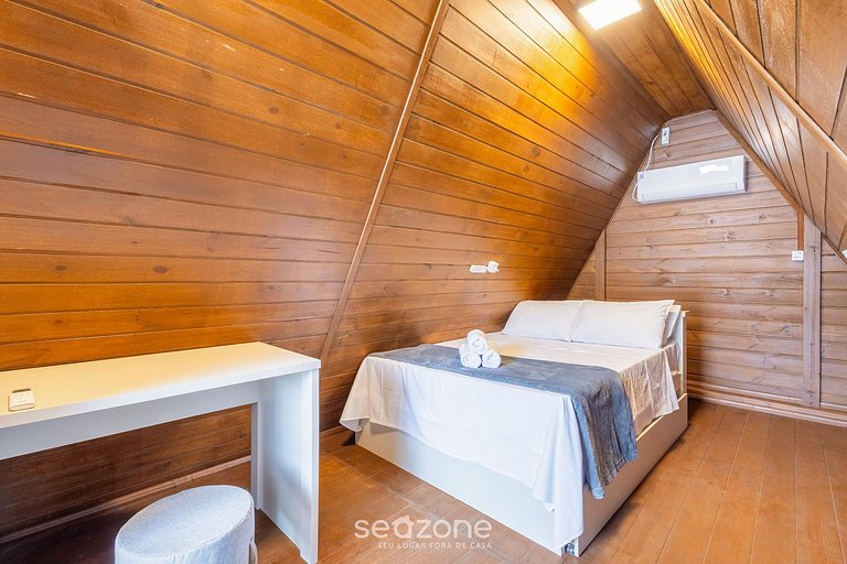 Chalé em cond. c/ churrasqueira e fogueira VIL0004