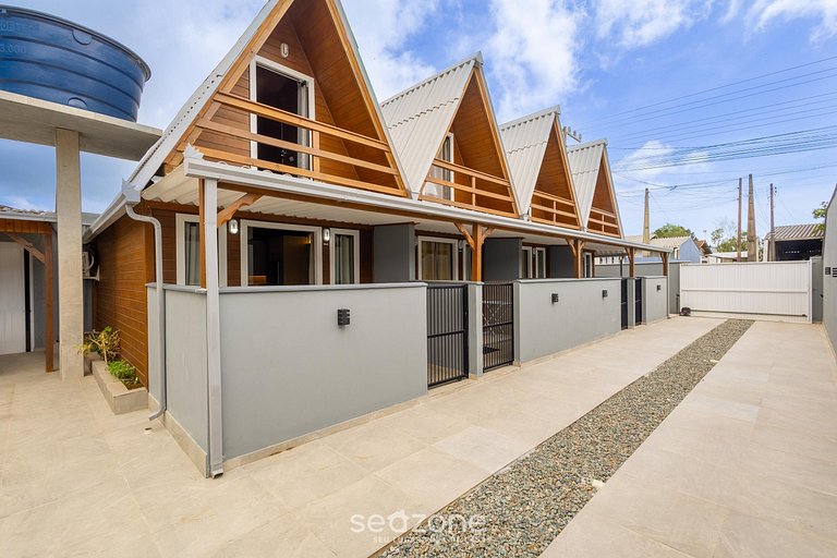 Chalé em cond. c/ churrasqueira e fogueira VIL0004