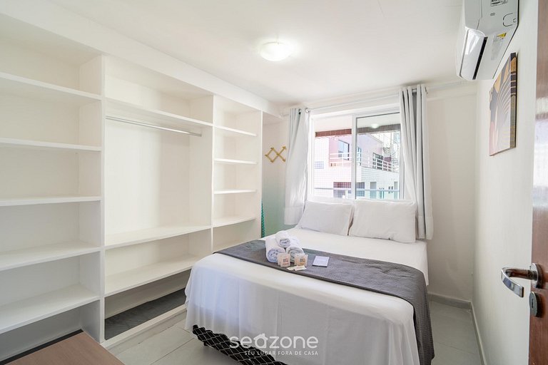 Apartamento charmoso a 110 metros da praia VEM0306