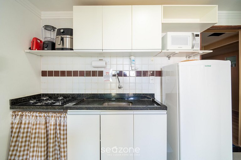 Apartamento charmoso a 110 metros da praia VEM0306