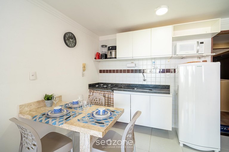 Apartamento charmoso a 110 metros da praia VEM0306