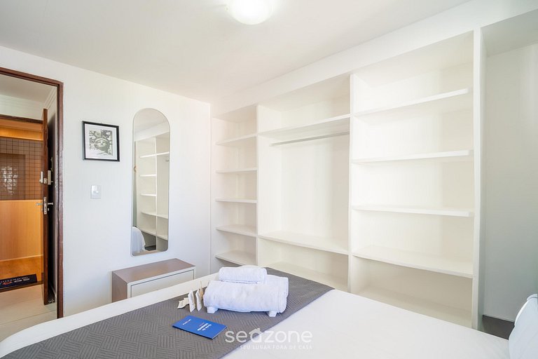 Apartamento charmoso a 110 metros da praia VEM0306