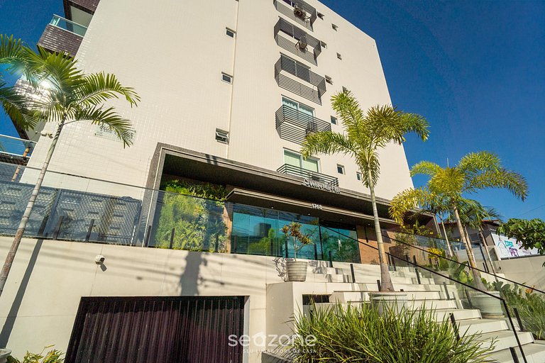 Apto en Cond. c/ Piscina 110 m de la Playa VEM0306