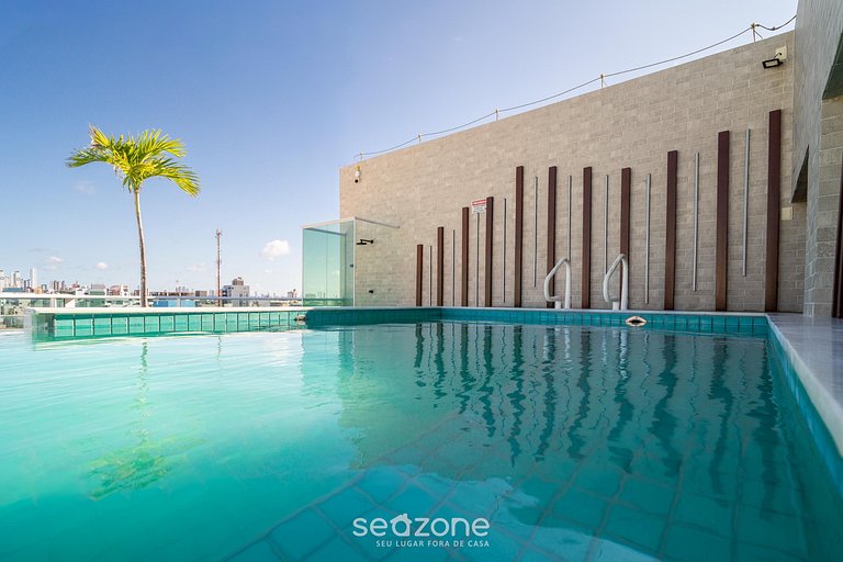 Apto em Cond. c/ Piscina a 110m da Praia VEM0306